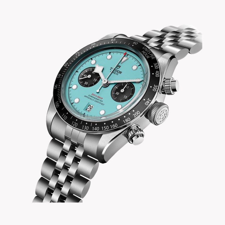 Tudor Black Bay Chrono 41mm, Turquoise Dial, Baton Numerals_2