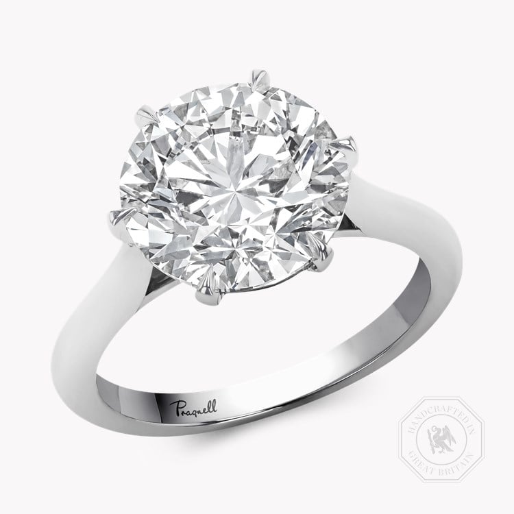 Classic Six-Claw 5.01ct Brilliant Cut Diamond Ring Brilliant cut, Claw set_1