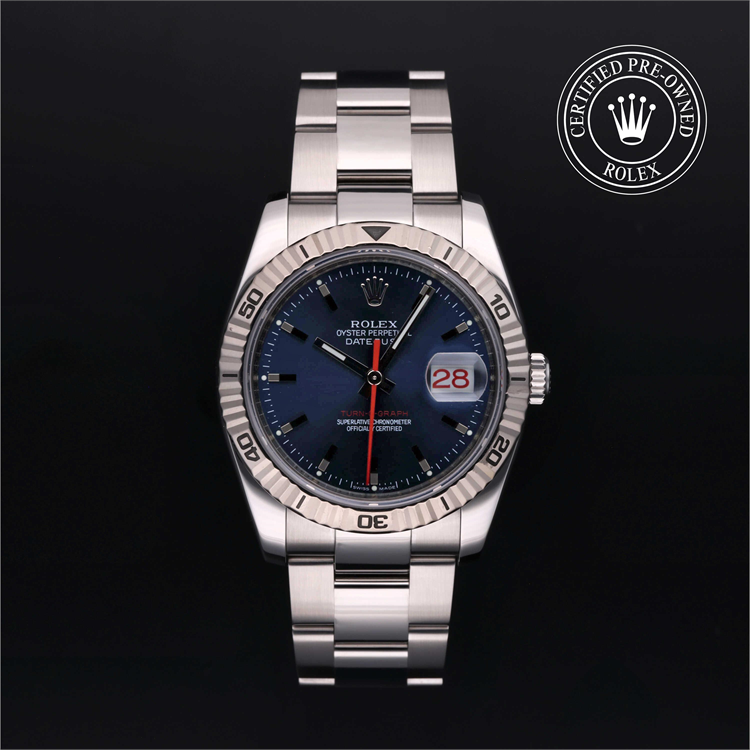 Datejust Turn-O-Graph with a bezel and bracelet