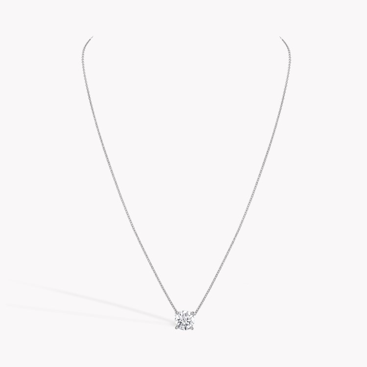 Contemporary Brilliant Cut 1.05ct Diamond Pendant Brilliant cut, Claw set_2