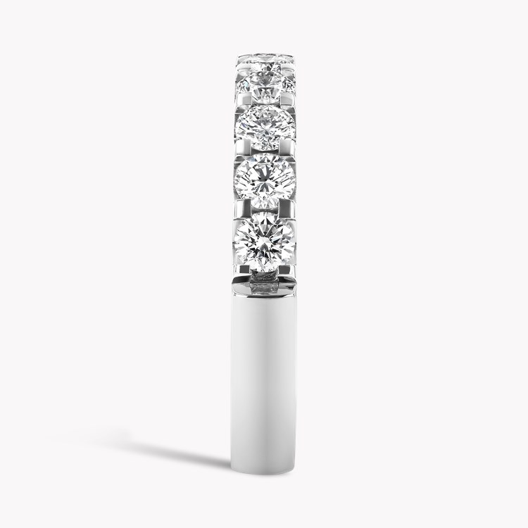 Brilliant Cut Diamond Half Eternity Ring Brilliant Cut, Half Eternity, Claw Set_4
