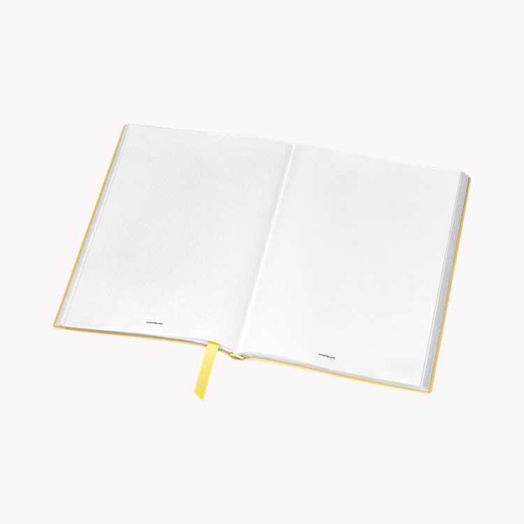 Montblanc Notebook #163 - Medium, Mustard Yellow, Blank/Dot 126122_2