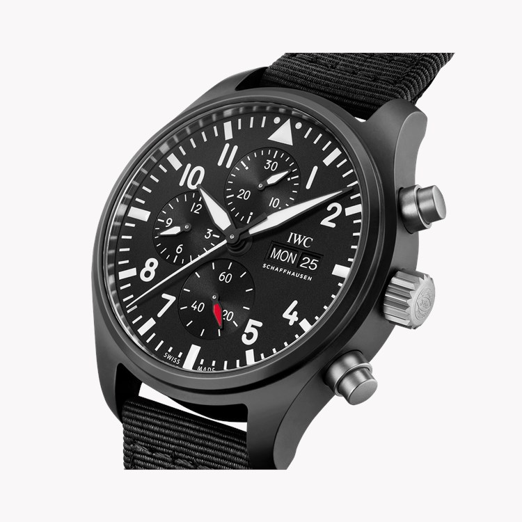 IWC Pilot's Top Gun Chronograph 44.5mm, Black Dial, Arabic Numerals_3