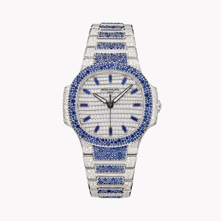 Patek Philippe Nautilus 32.5mm, Diamond Dial, Gem Numerals_1