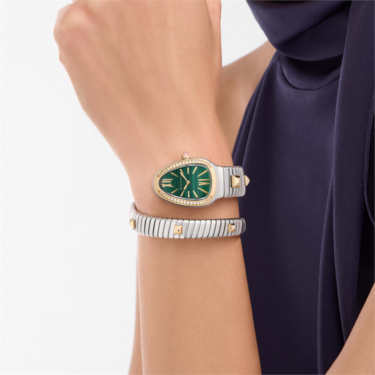 Bvlgari Serpenti Tubogas Limited Edition 35mm, Quartz, Steel & 18ct Yellow Gold_10