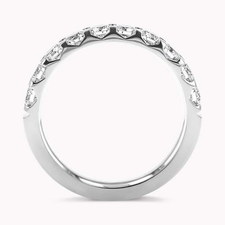 Brilliant Cut Diamond Half Eternity Ring Brilliant Cut, Half Eternity, Claw Set_3