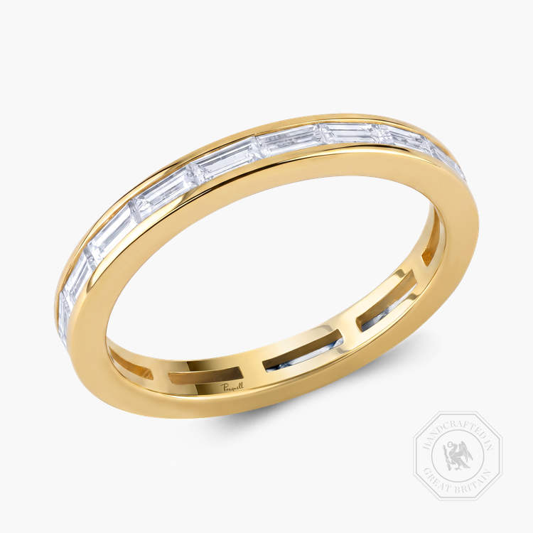 Baguette Cut 0.96ct Diamond Eternity Ring Baguette Cut, Channel Set_1