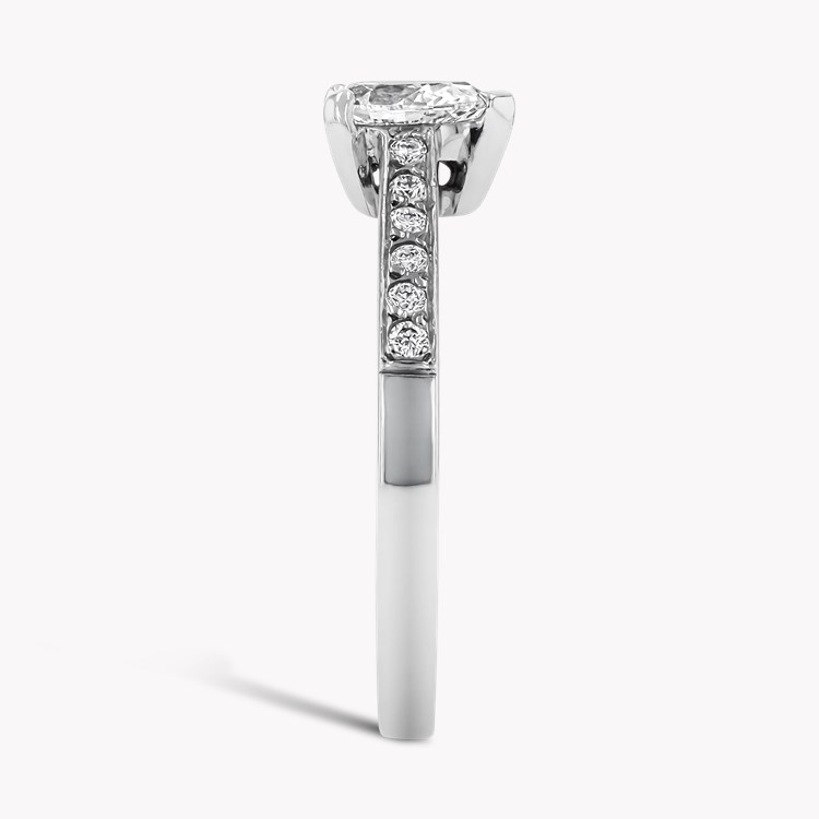 Pear Shaped 0.46ct Diamond Ring Pear Shape, Claw Set_4