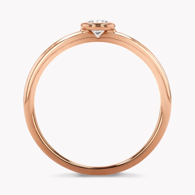 Sundance 0.15ct Diamond Solitaire Ring Brilliant Cut, Rubover Set_3