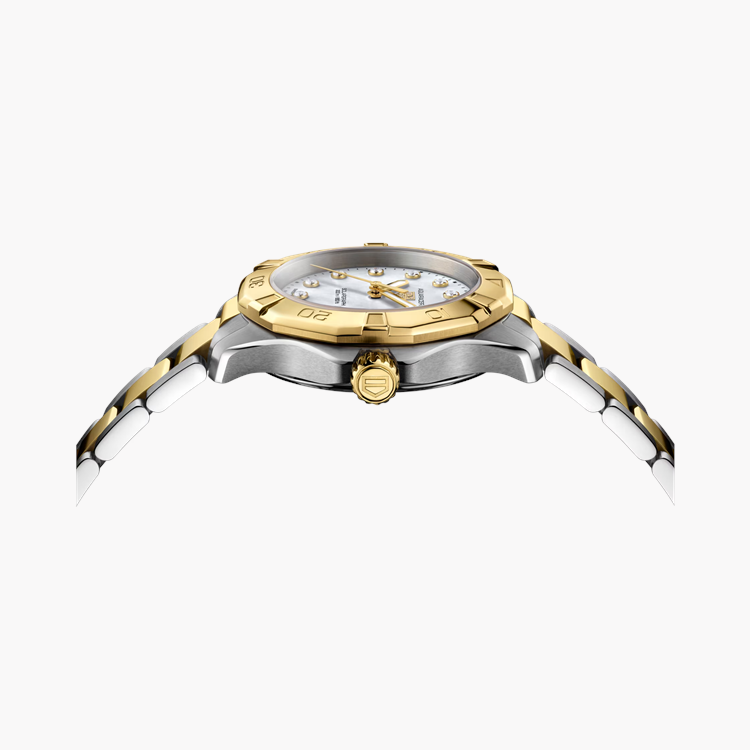 Tag Heuer Aquaracer Professional 200 Solargraph 34mm, White Dial, Baton Numerals_2