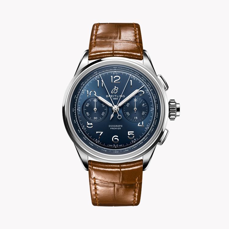 Breitling Premier B15 Duograph 42 42mm, Blue Dial, Arabic Numerals_1