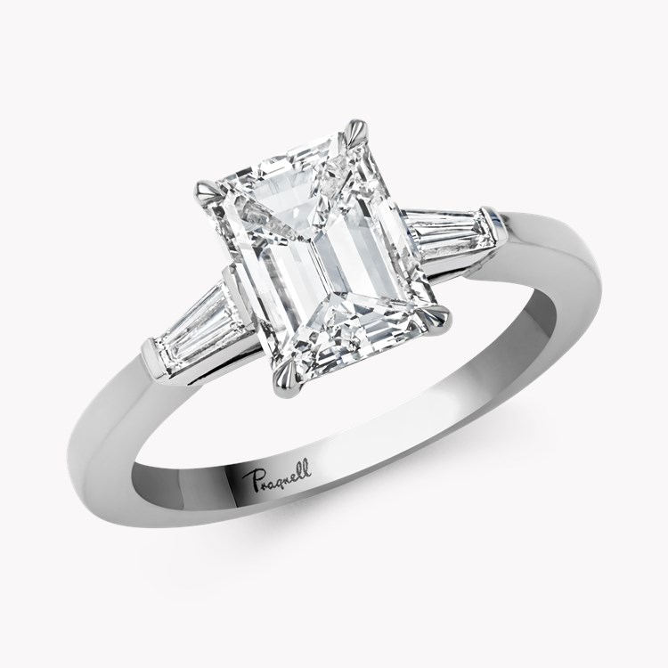 Regency 2.00ct Emerald Cut Diamond Ring Emerald Cut, Claw Set_1
