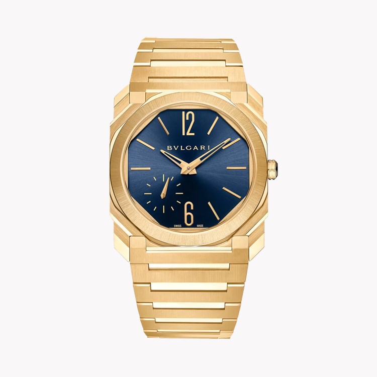 Bvlgari Octo Finissimo 40mm, Blue Dial, Arabic/Baton Numerals_1