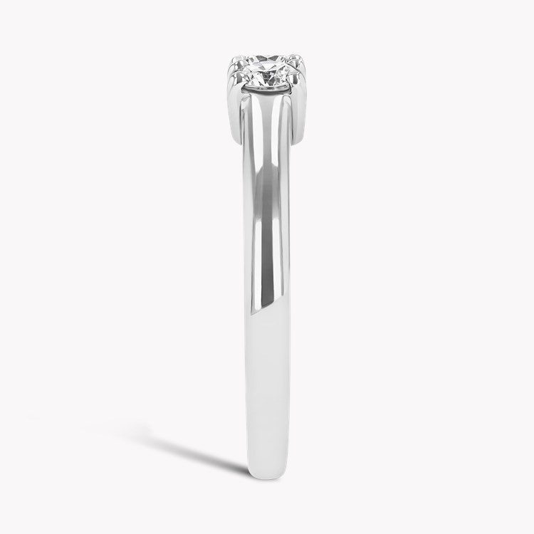 Brilliant Cut 0.49ct Diamond Three Stone Ring Brilliant cut, Claw set_4