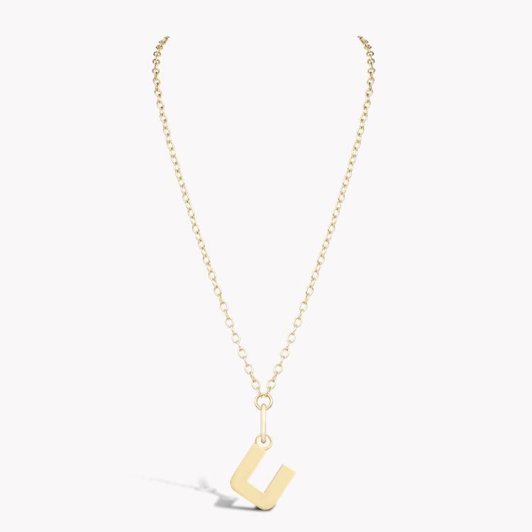 Letter U Pendant Charm _2