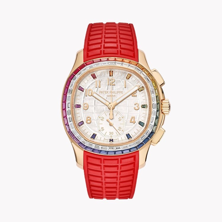 Patek Philippe Aquanaut 39.9mm, Mother of Pearl Dial, Arabic Numerals_1