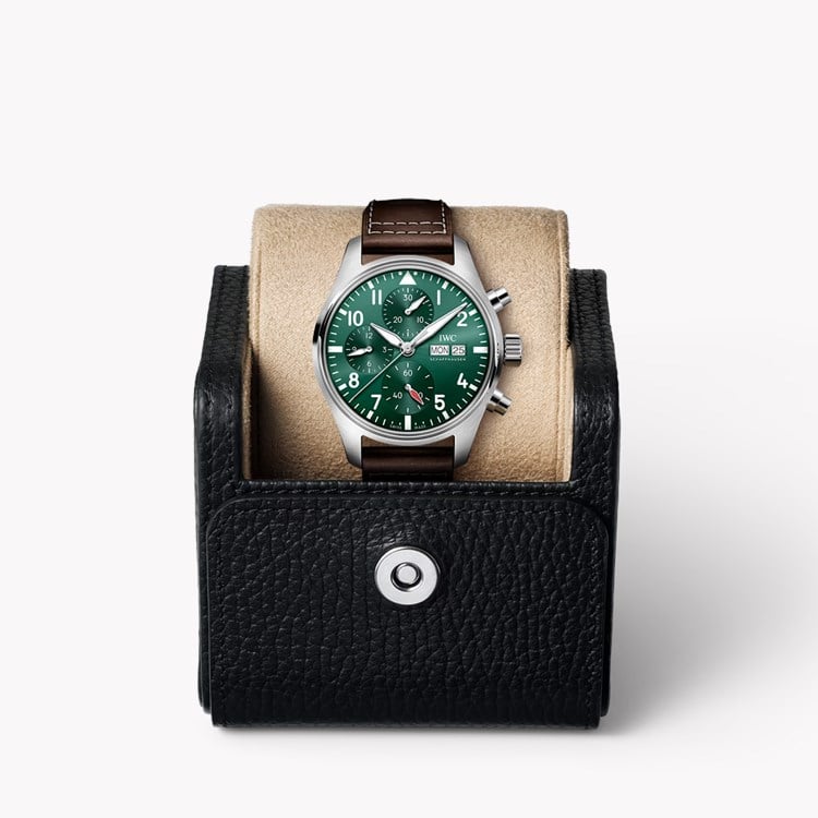 IWC Pilot's Chronograph 41 41mm, Green Dial, Arabic Numerals_6