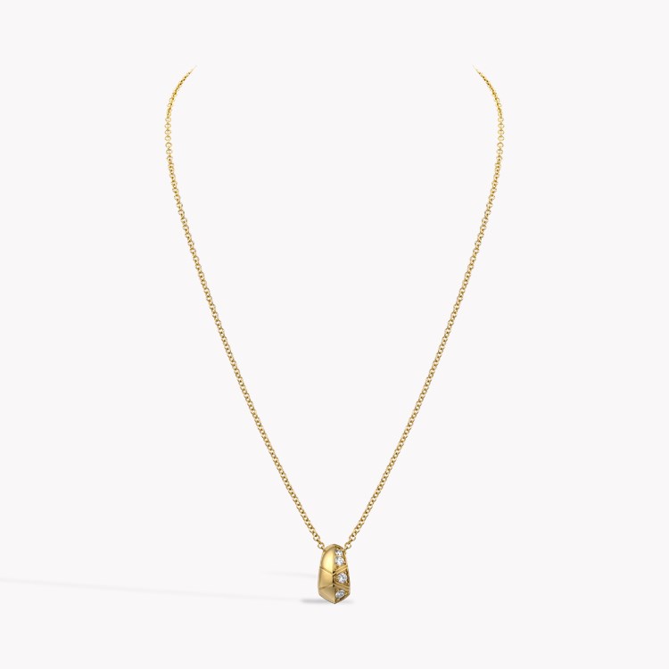 Origins Classic Diamond Set Pendant Brilliant Cut, Grain Set_2