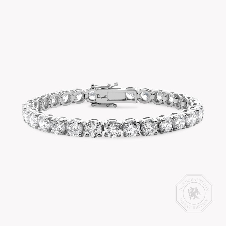 Brilliant Cut Diamond Line Bracelet Brilliant cut, Claw set_1