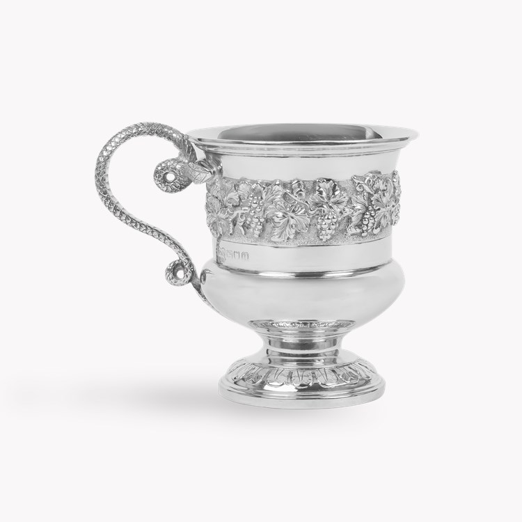 Silver Edward VII Ornate Mug _1