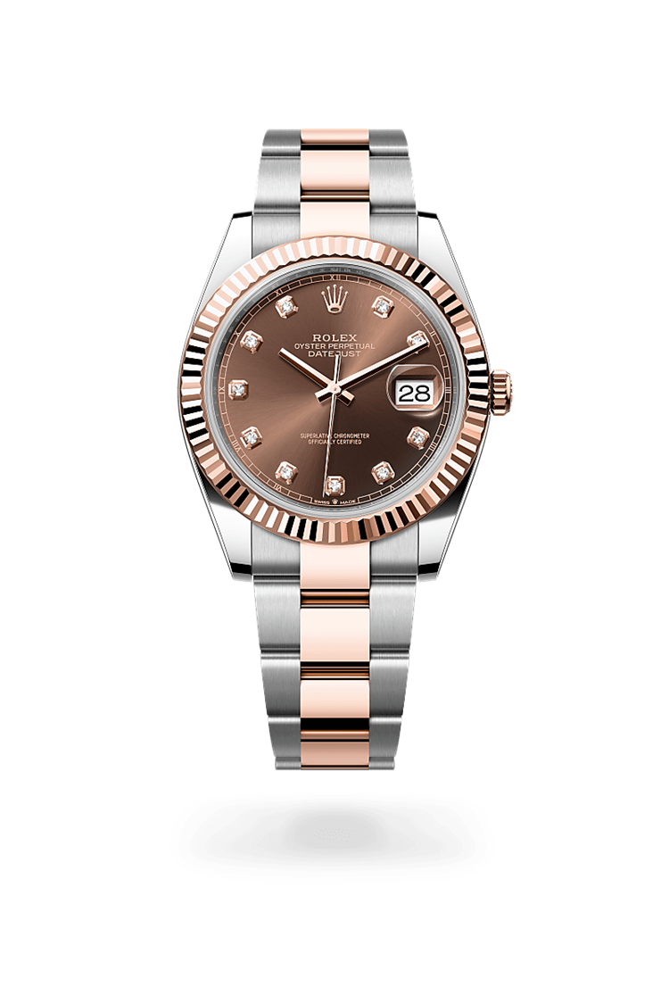 Datejust 41, Oyster, 41 mm, Oystersteel and Everose gold