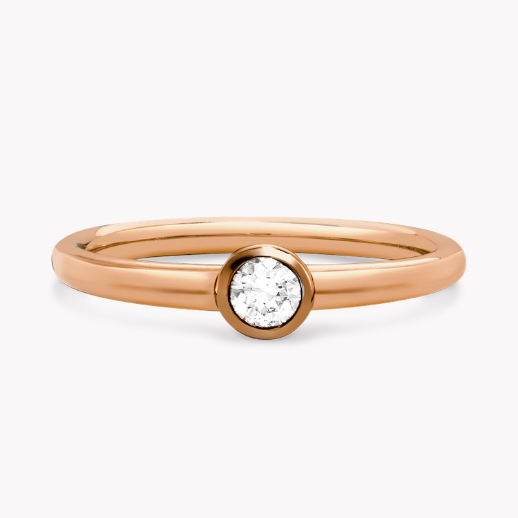 Sundance 0.15ct Diamond Solitaire Ring Brilliant Cut, Rubover Set_2