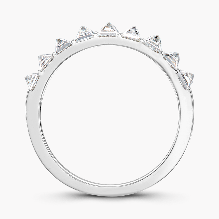 RockChic 0.79ct Diamond Half Eternity Ring Inverted Princess Cut. Bar Set_3