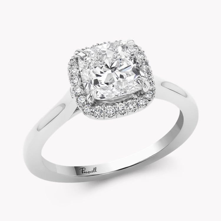 Celestial 1.80ct Cushion Cut Diamond Cluster Ring Brilliant cut, Claw set_1