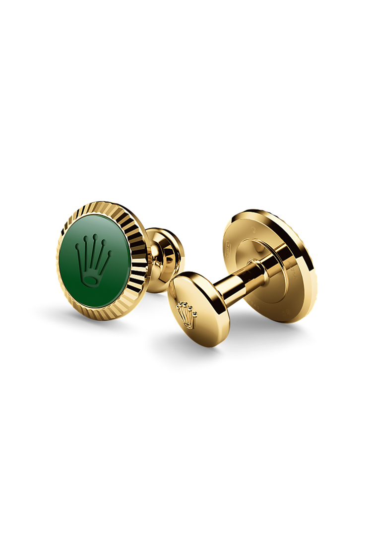 ‘Fluted’ cufflinks, 