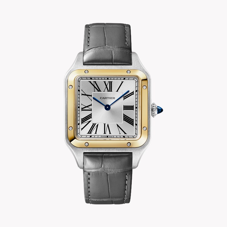 Cartier Santos-Dumont Large, Grey Dial, Roman Numerals_1