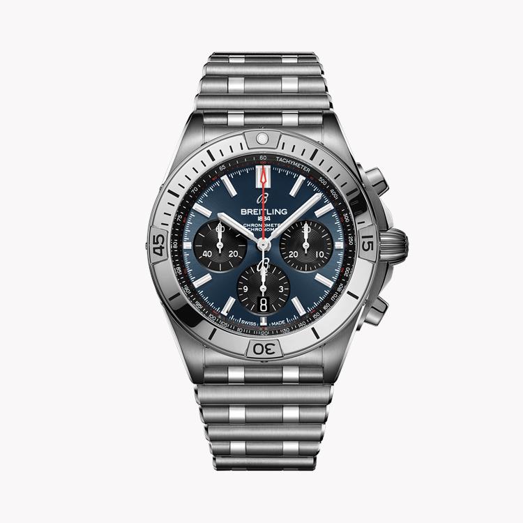 Breitling Chronomat B01 42 42mm, Blue Dial, Baton Numerals_1