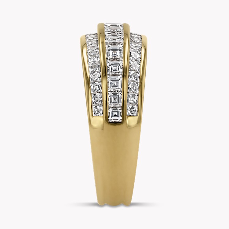 Manhattan Classic Diamond Ring Carre & French Cut, Channel Set_4