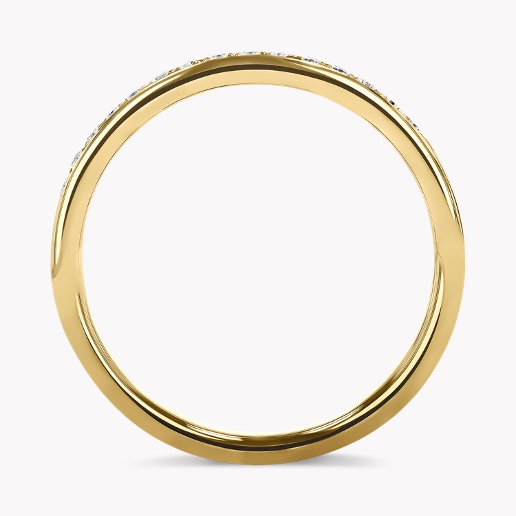 Brilliant Cut Diamond Half Eternity Ring Brilliant Cut, Half Eternity, Thread Set_3