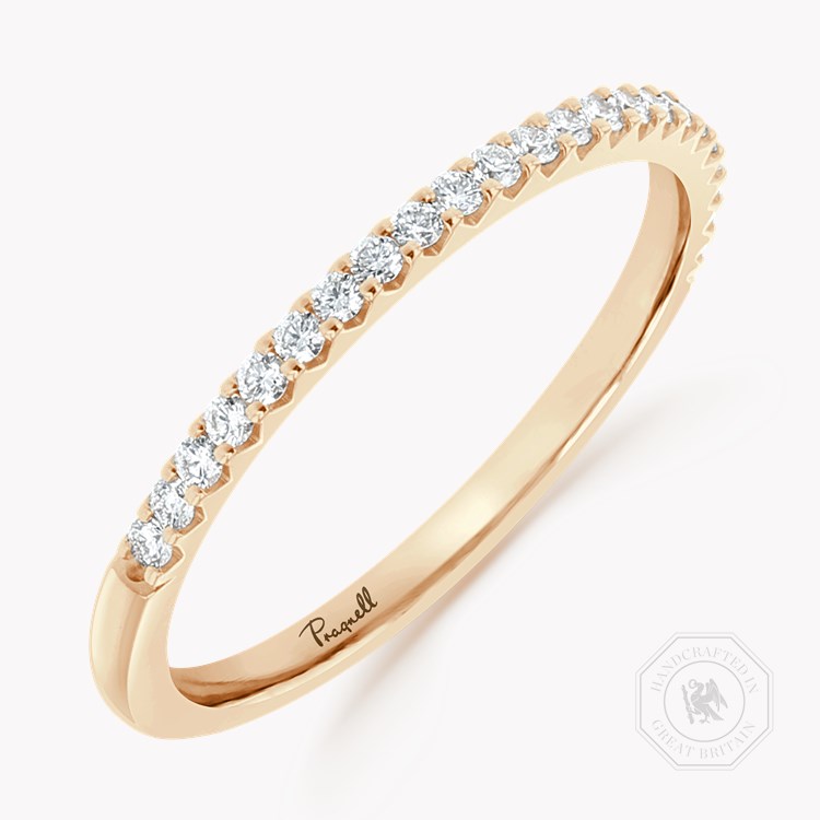 Brilliant Cut Diamond Half Eternity Ring Brilliant Cut, Half Eternity, Claw Set_1