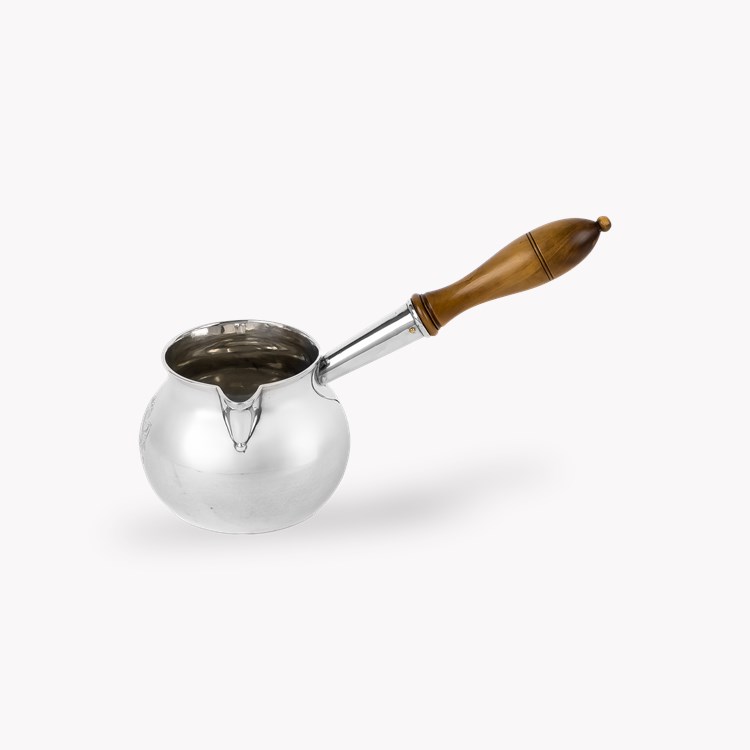 Silver George I Brandy Saucepan Hallmarked London_2