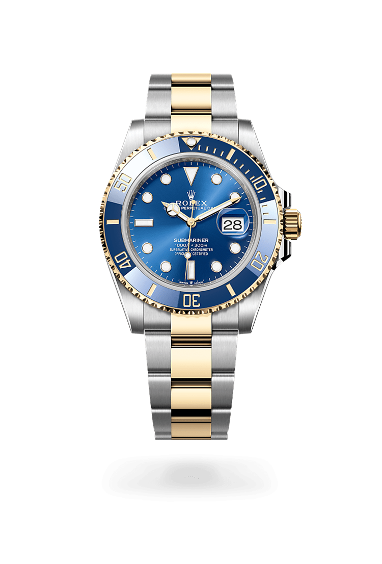 Submariner Date, Oyster, 41 mm, Oystersteel and yellow gold
