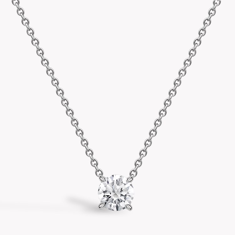 Contemporary Brilliant Cut 0.51ct Diamond Solitaire Pendant Brilliant cut, Claw set_1