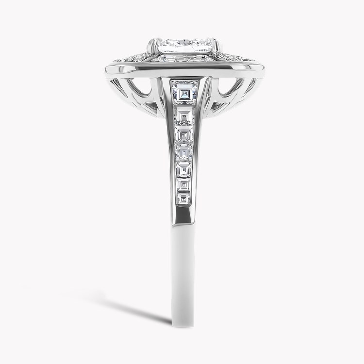 Coronation Setting 1.20ct Cushion Cut Diamond Ring Cushion Cut, Claw Set_4