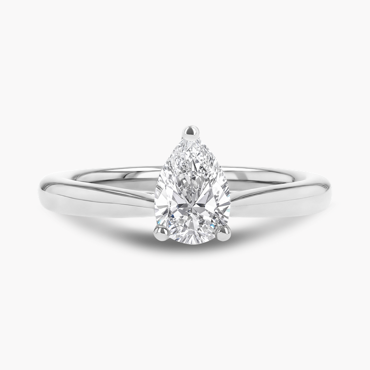 Gaia 0.70ct Pear Shaped Diamond Ring Pear Shaped, Claw Set_2