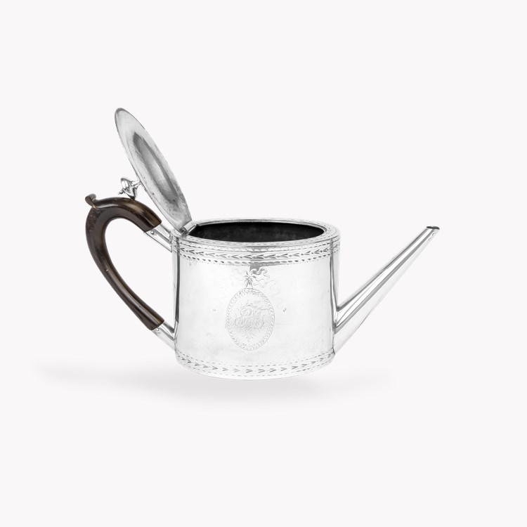 Silver George III Tea Pot Hallmarked London_2
