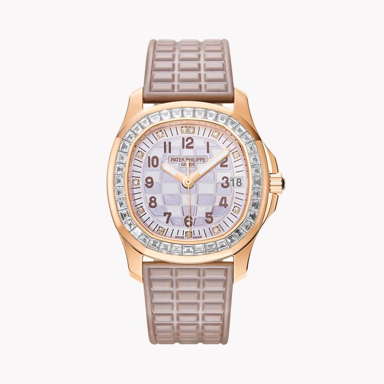 Patek Philippe Aquanaut 35.6mm, Pave Mother of Pearl Dial, Arabic Numerals_1