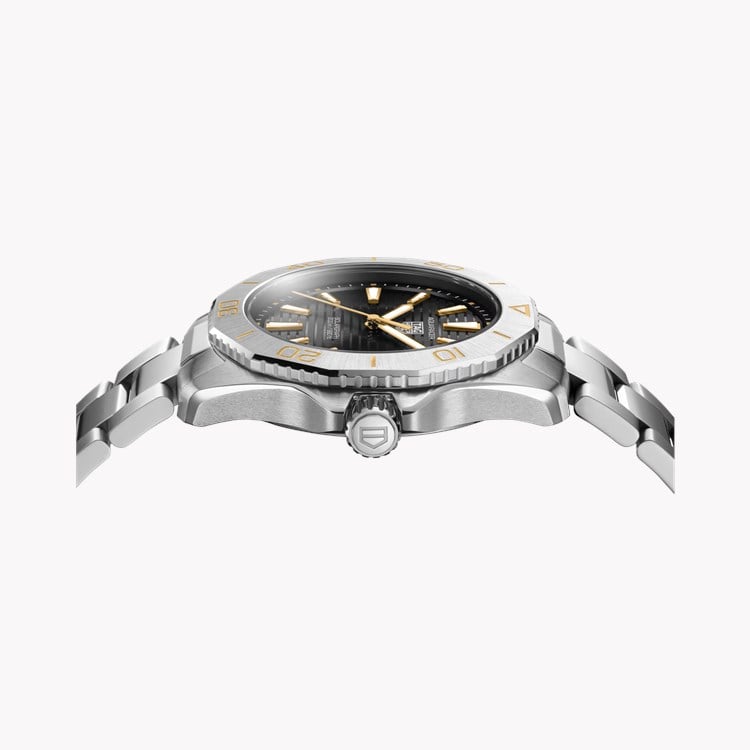 Tag Heuer Aquaracer Professional 200 40mm, Black Dial, Baton Numerals_2