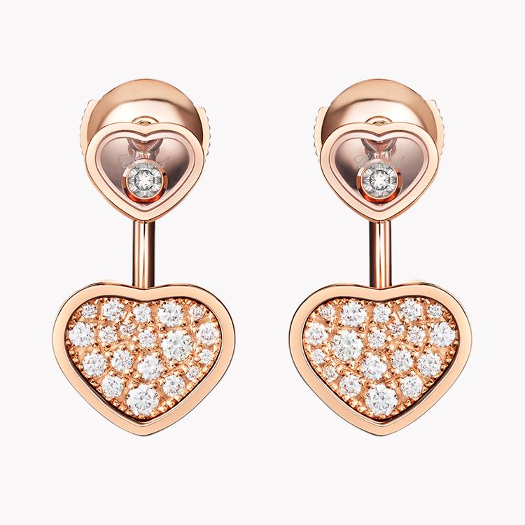 Chopard Happy Hearts Drop Earrings Brilliant Cut, Pave Set_1