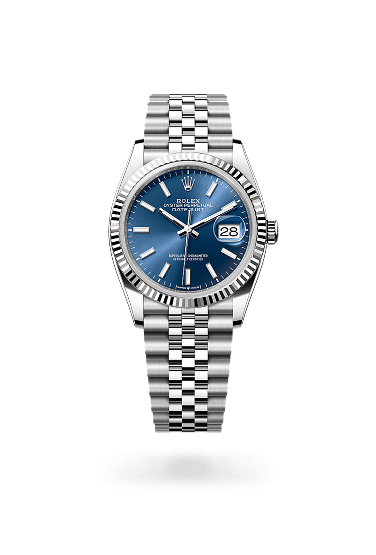 Datejust 36, Oyster, 36 mm, Oystersteel and white gold