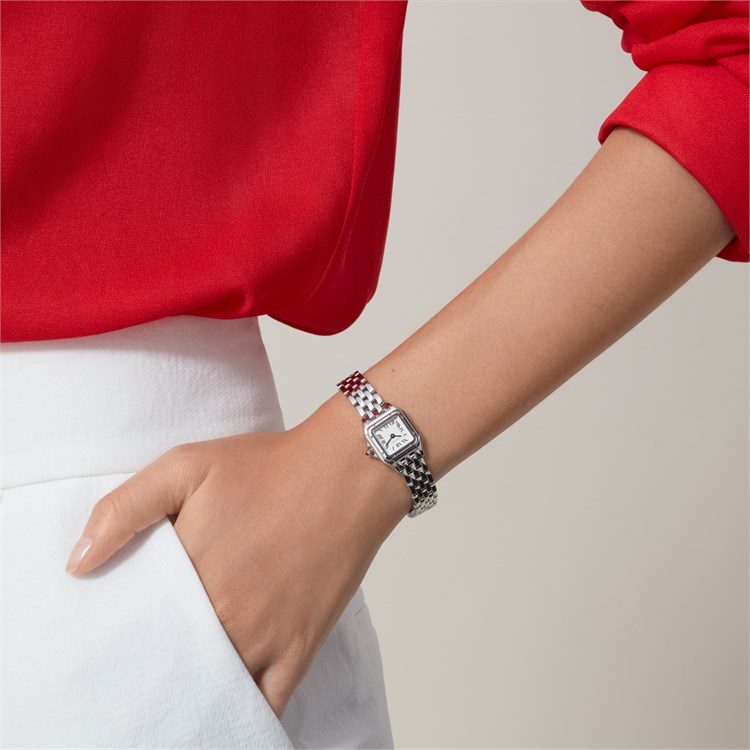 Cartier Panthère de Cartier Mini, Silver Dial, Roman Numerals_10