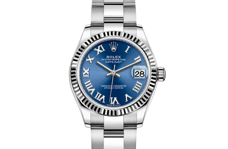 rolex blue dial watch