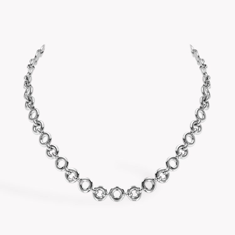 RockChain Necklace with 0.09ct Diamond Clasp Grain Set_1
