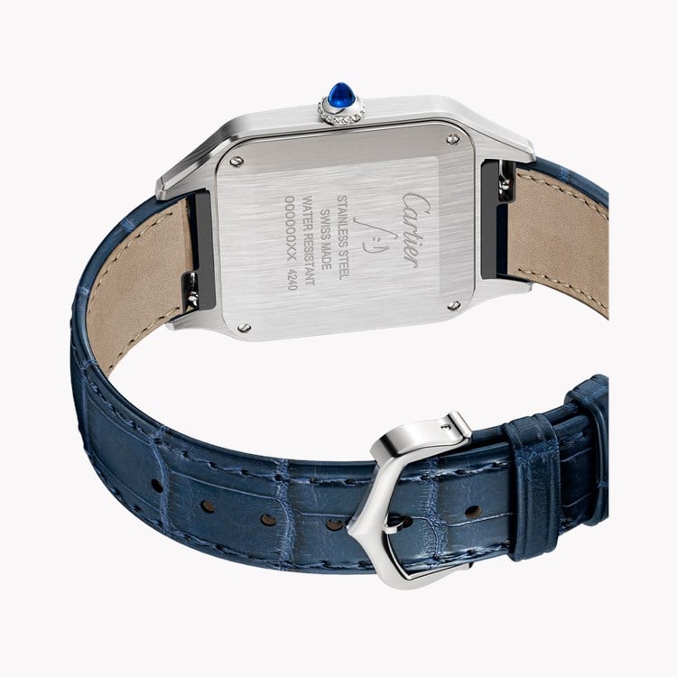 Cartier Santos-Dumont 31.4mm, Silver Dial, Roman Numerals_4