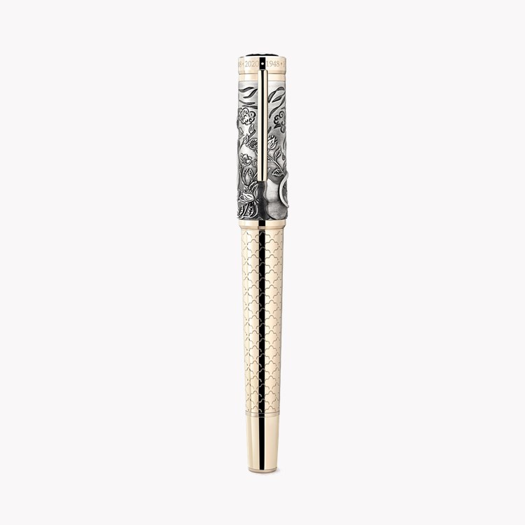 The Legend of Zodiacs The Rat Fountain Pen   Gold-coated and Silver