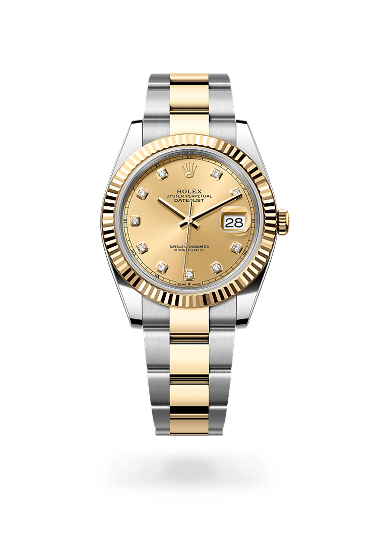 Datejust 41, Oyster, 41 mm, Oystersteel and yellow gold